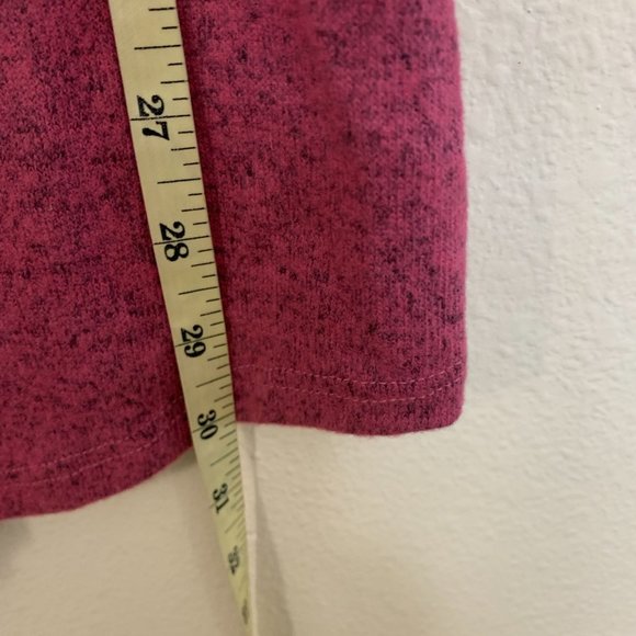 Ten Sixty Sherman Girls Nordstrom Mock Neck Skater Dress Large Dark Pink - Picture 8 of 9